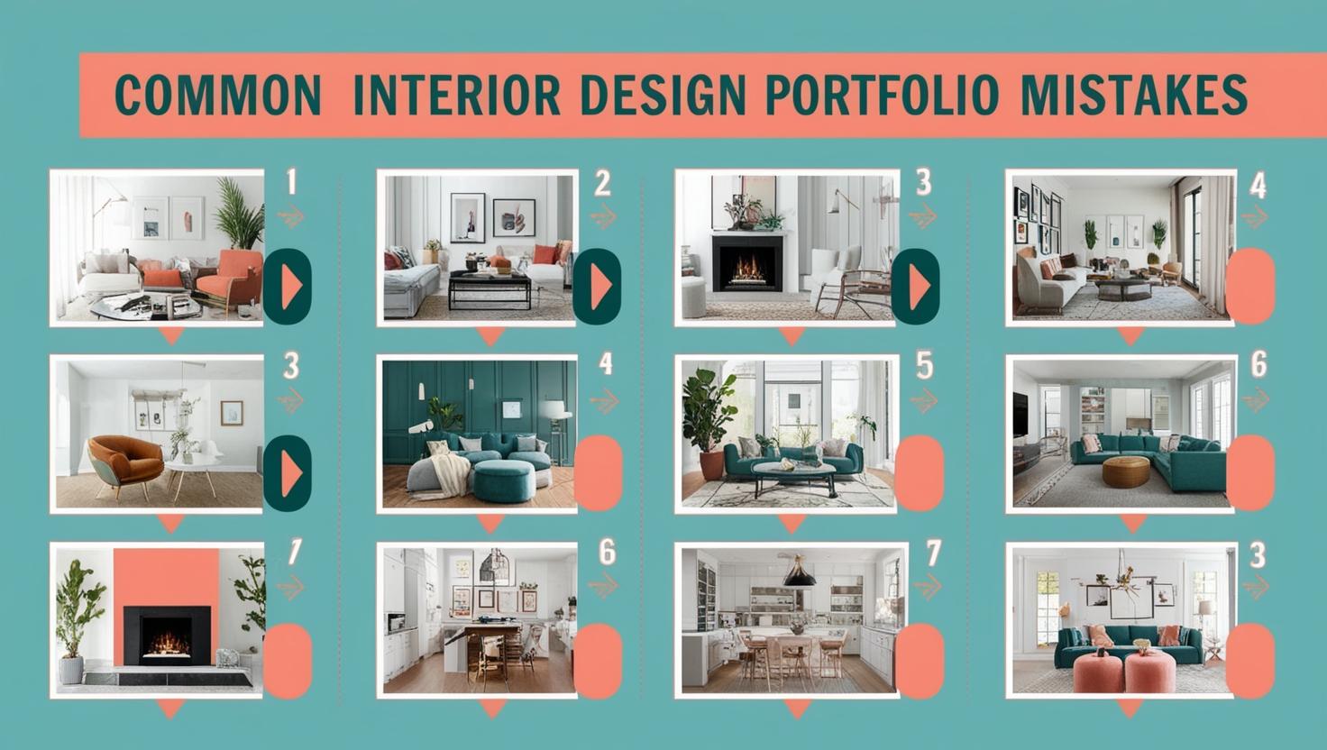 Common Mistakes to Avoid in Your Interior Design Portfolio