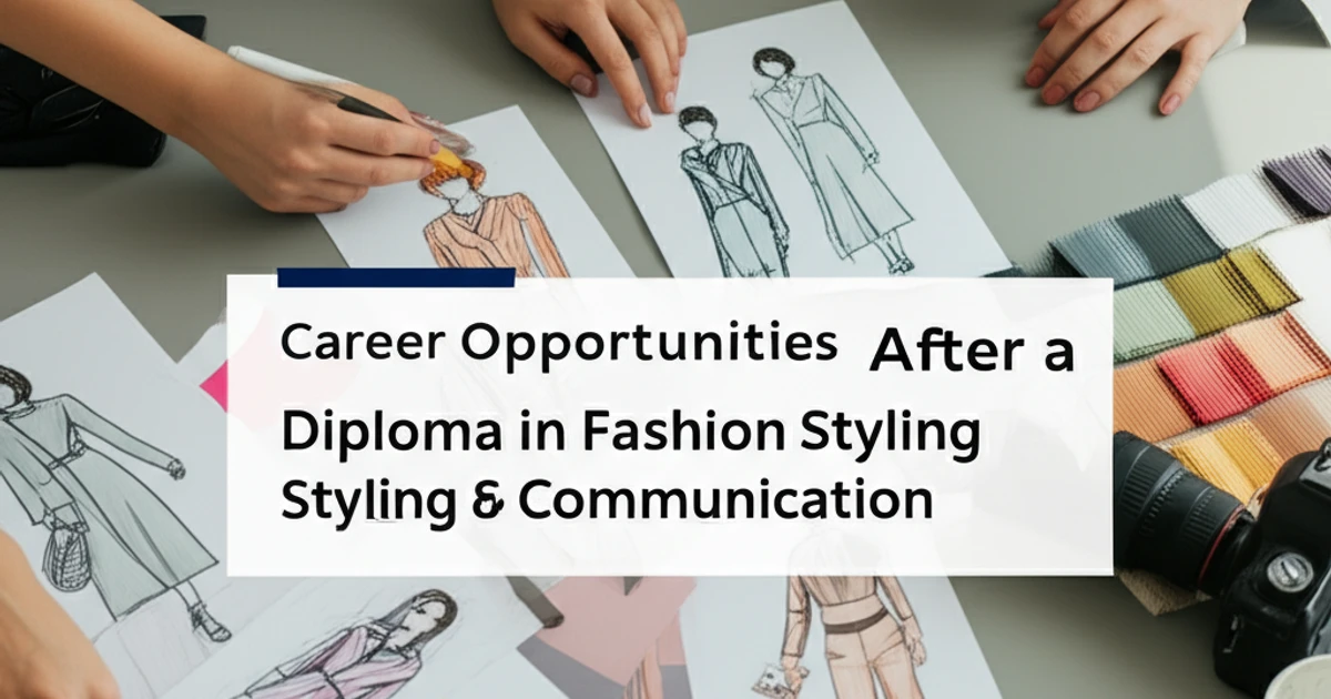 Career Opportunities After a Diploma in Fashion Styling & Communication