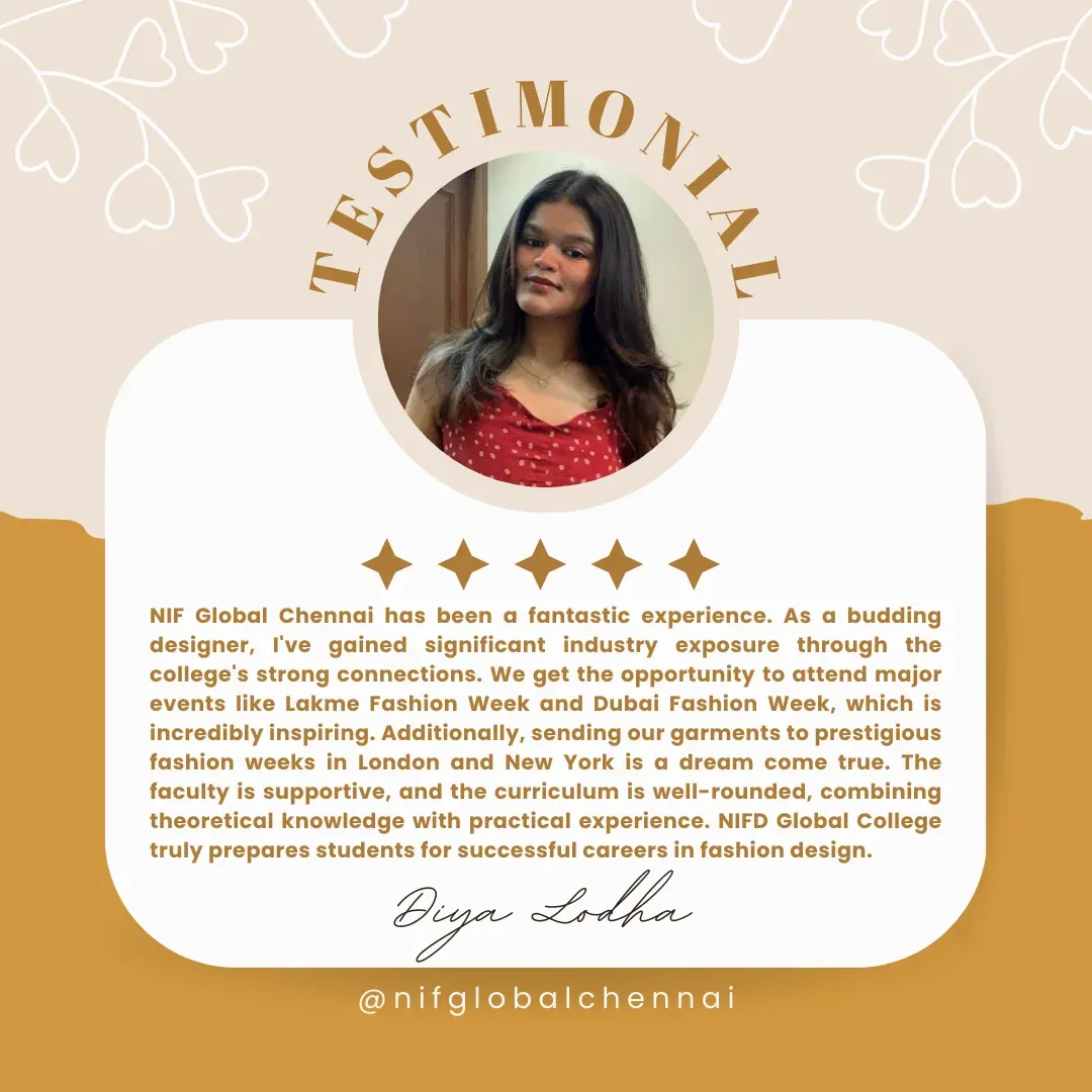 Testimonial - NIF Global chennai